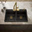 Riverby 33 In. Top-Mount Double-Bowl Kitchen Sink-1017940972-1035019177-1017940968