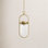 Single Light Glass Dimmable Pendant