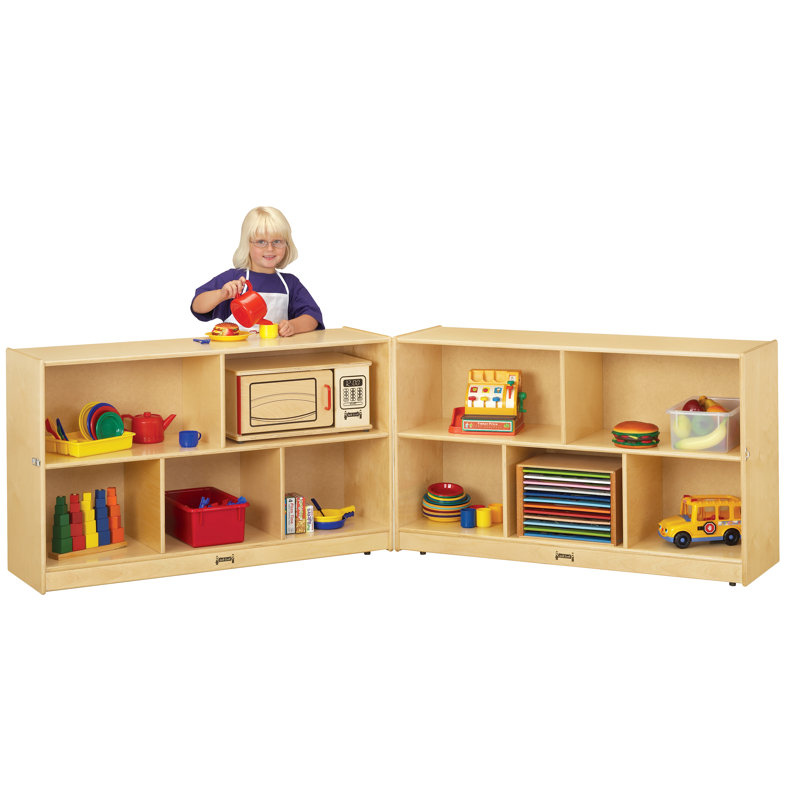 Jonti-Craft® Low Mobile Fold-n-Lock, Plywood