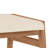 Coast Teak Ottoman - Natural Teak and Canvas SlIng-27955764