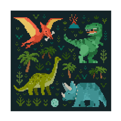 «Pixel Dinos V» sur
