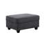 Canapé modulaire en L gris clair de 7 po avec repose-pieds et porte-gobelet Cooper-121104993-121104995