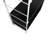 Brentwood 4-Tier Etagere Bookcase Wide Display Shelf with Steel Frame-1580331749