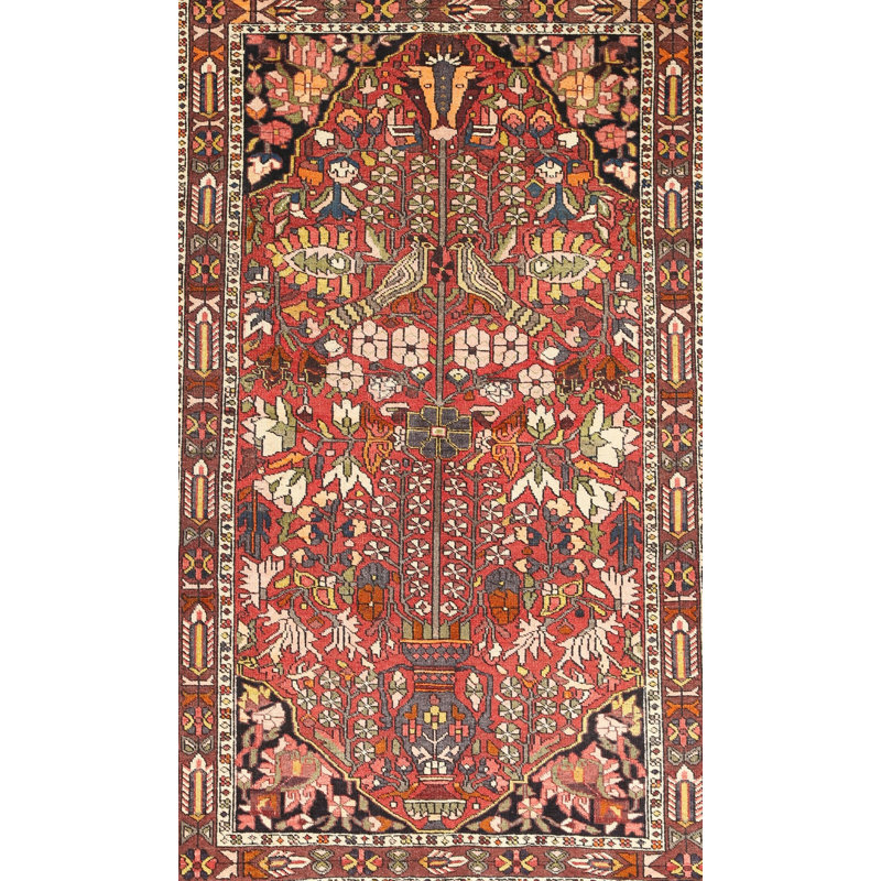 Tapis orange Southwestern, Rectangle 8 pi x 12 pi