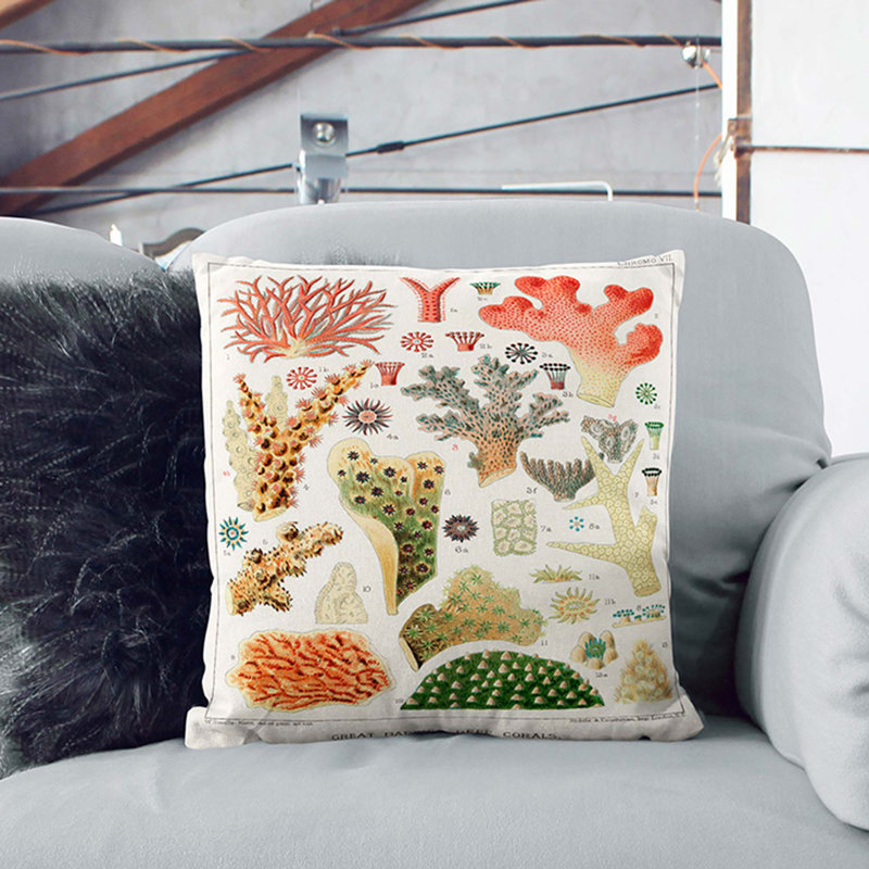 Square Throw Cushion, 55cm H x 55cm W x 20cm D