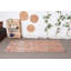 Tapis décoratif 2,9 x 6,2 pi, tapis turcs, tapis rétro, tapis bohème, tapis antiques, tapis orange Anatolian