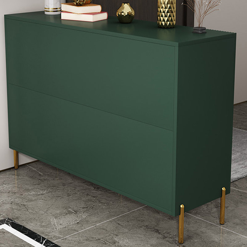 Rangement pour chaussures en bois manufacturé, Vert