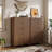 45" Fluted Design 5-drawers Dresser Organizer, Tall Chest Of Drawers-937482284