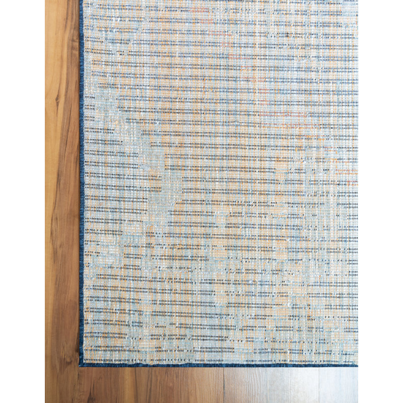 Geometric Indoor Rug, Rectangle 4'1" x 6'1"