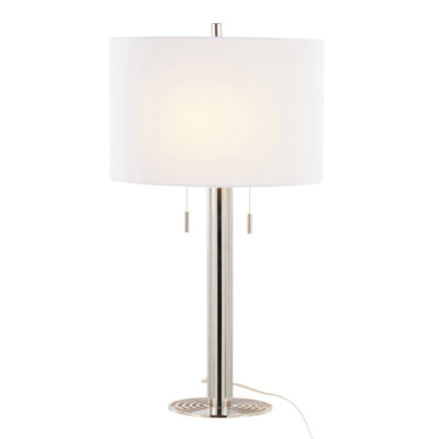 Lampe de table contemporaine en métal
