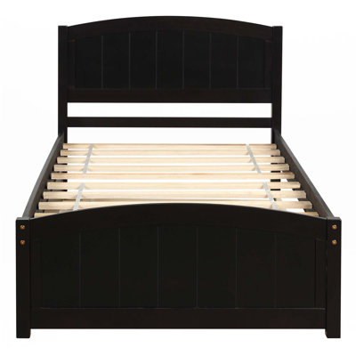 Lit plateforme simple avec lit gigogne