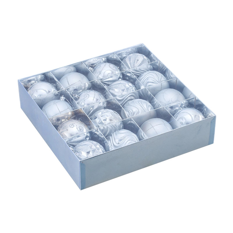 6.1cm Other Bauble, Silver