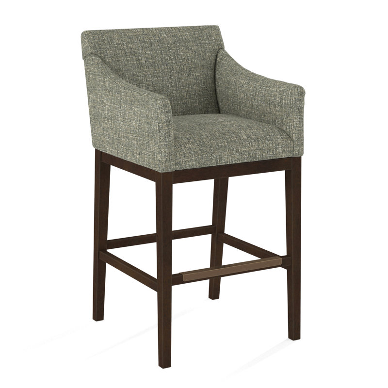 Upholstered Stool, 61650-33, Nutmeg