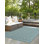 Tapis intérieur / extérieur bleu / beige Kimber Southwestern