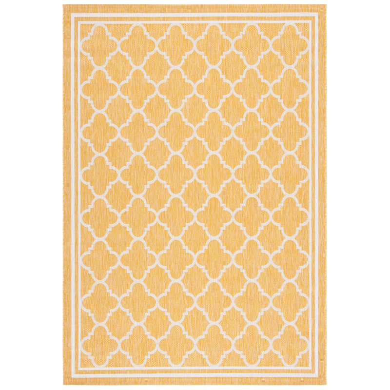 Tapis d'intérieur / extérieur à motif géométrique Almetta Performance, Rectangle 6 pi 7 po x 9 pi 6 po