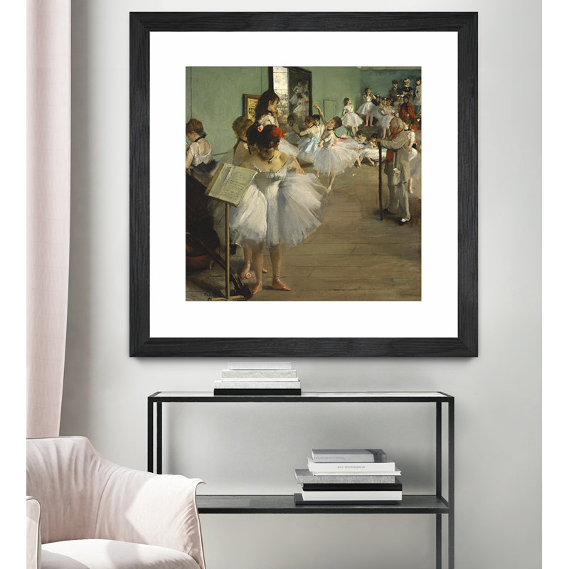« the danse class » par edgar degas-cadre photo imprimé sur papier