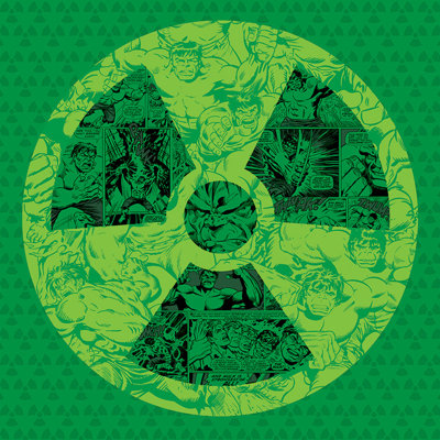 Hulk Atomic Graphic Art Print on Canvas