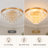 32" Modern 13 - Lights Crystal Flush Mount Lighting Dimmable