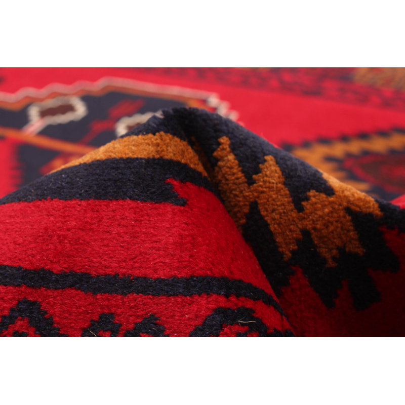 Teimani Red Rug 3'6" x 6'1"