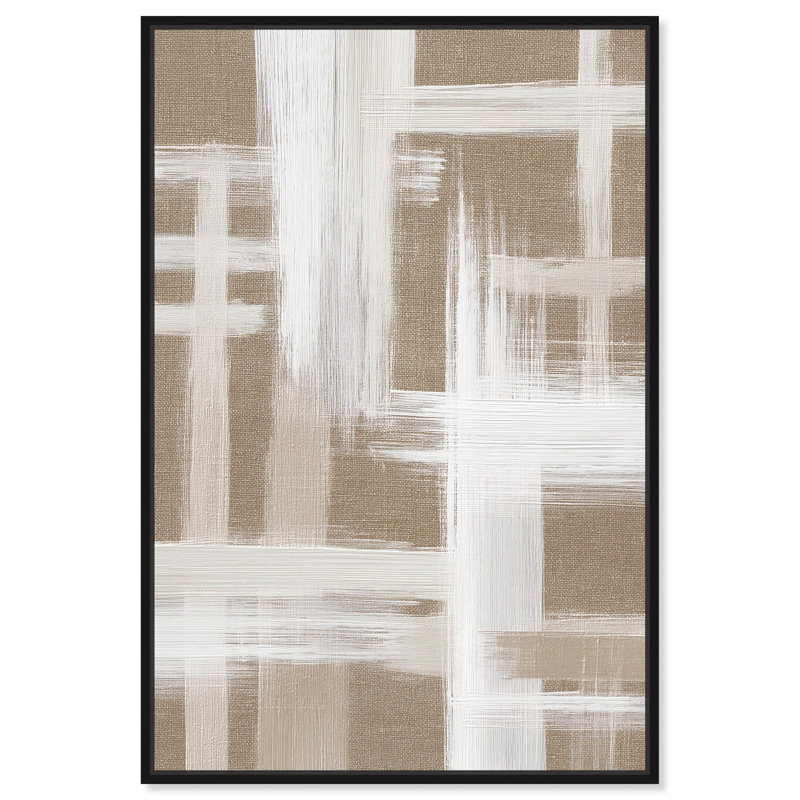 "Earth Grid IV", reproduction d'art sur toile par Art Remedy, H 16 po x l 11 po, Structure noire