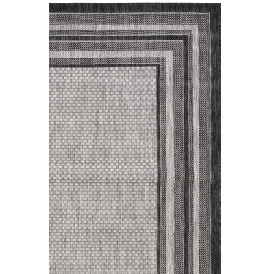 Karli Machine Woven Striped Area Rug