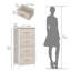 Fabric 4 Drawer 45Cm W Chest Of Drawers with Side Pockets-377749229