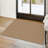 Machine Washable Cotton Area Rug with Non-Slip Backing， Tan/Brown-1340317807