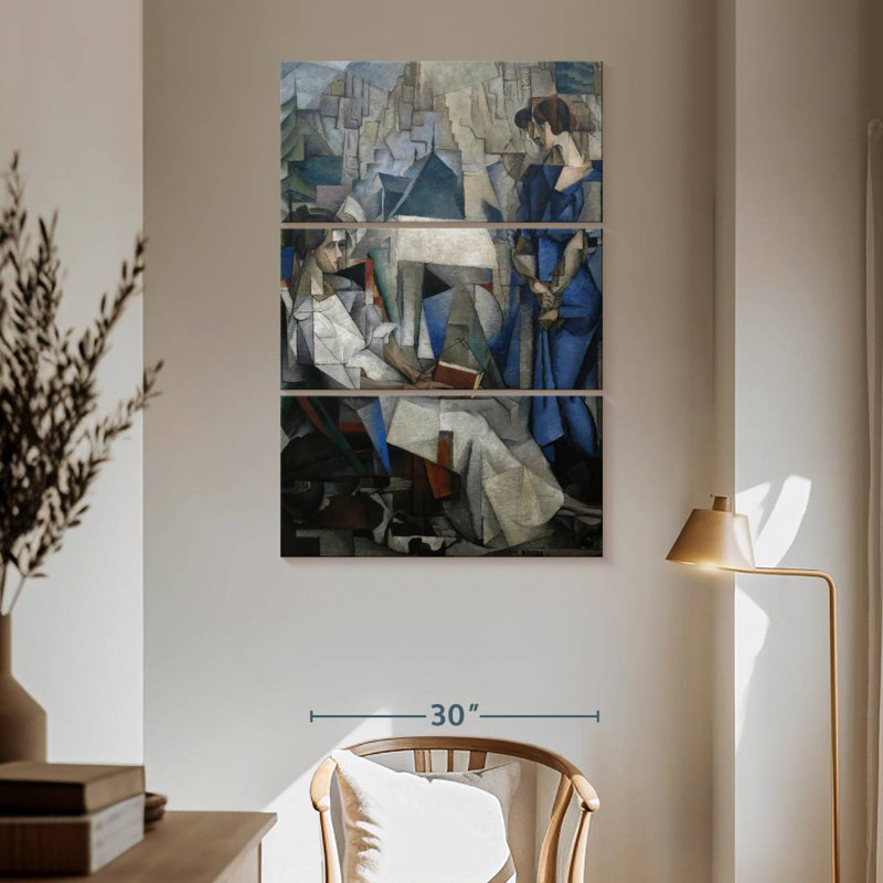 Portrait de deux femmes Avery, H 65 po x l 42 po