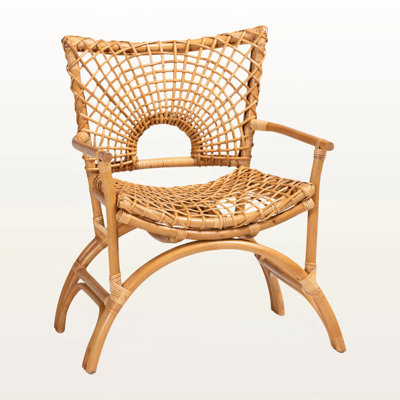 Callistus Bohemian Natural Rattan Arm Chair