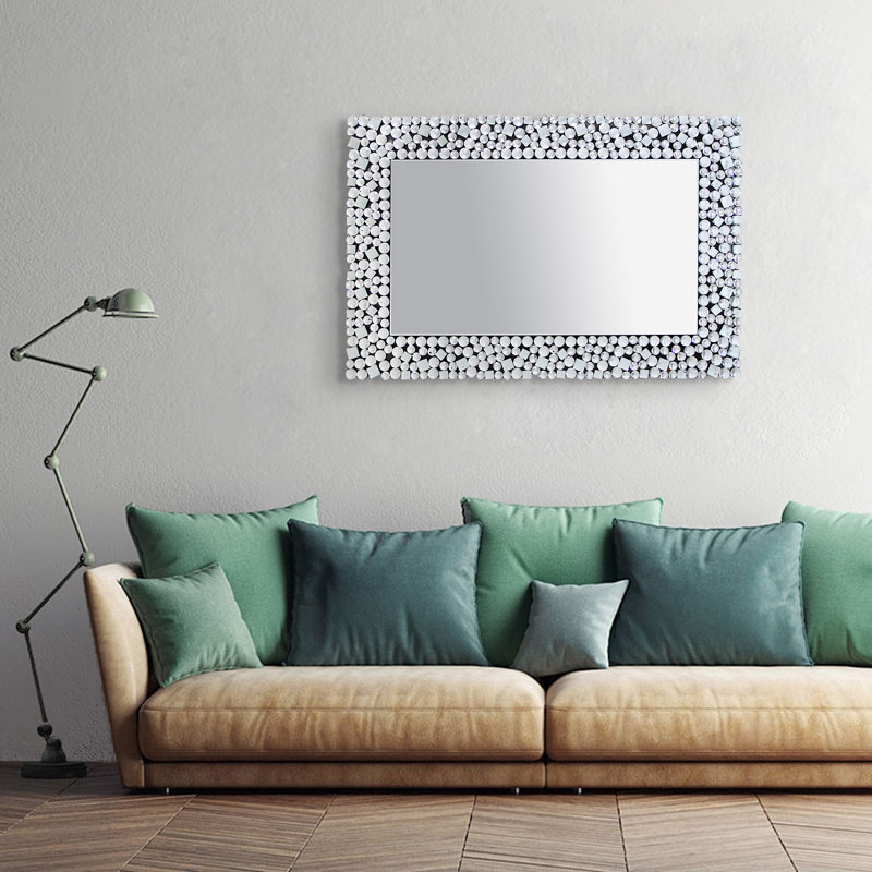 Cale Glass Flat Wall Mirror