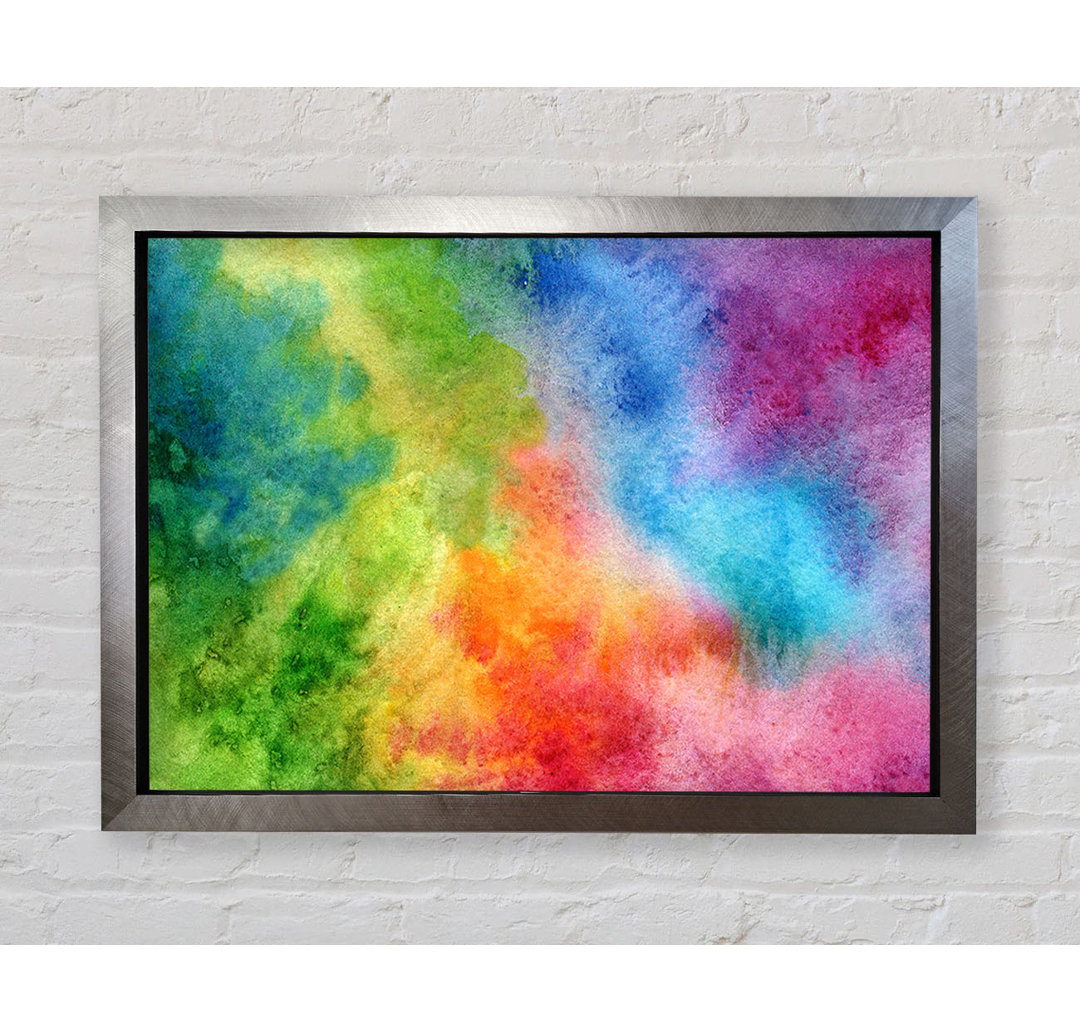 Gerahmter Kunstdruck Powder Rainbow