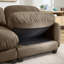 Canapé modulaire 3 places Cloud Feel, chenille marron-514231413