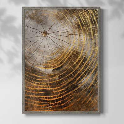 Reproduction encadrée ABSTRACT Series CXLIX - bois massif