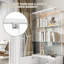 Glass 78.51 cm W Display Cabinet-120640360