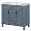 Ensemble de meuble-lavabo simple 35,9 po Pismo