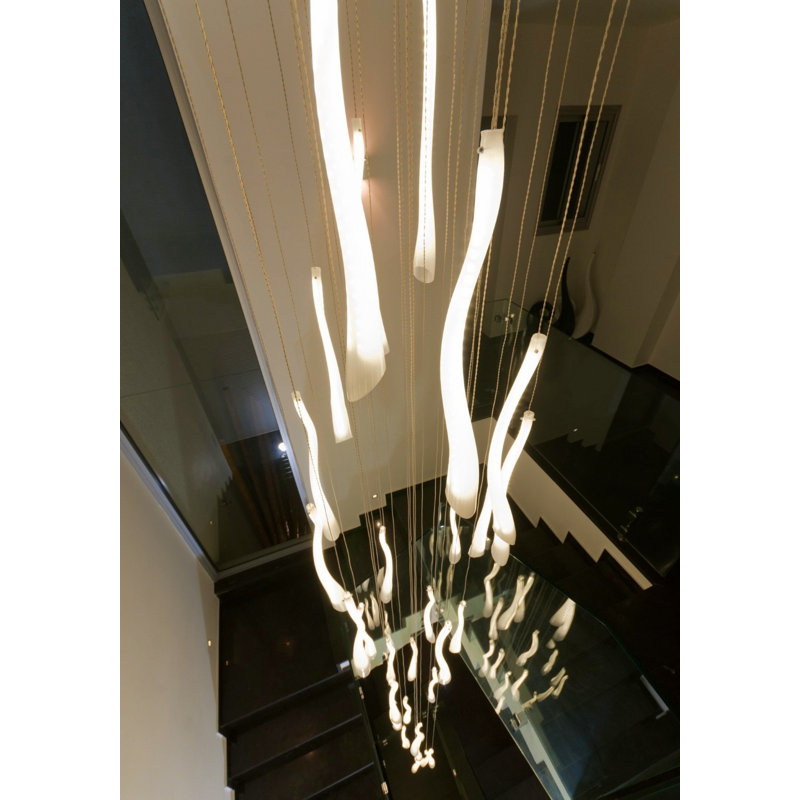 Cornetto 25 - Light Pendant, 60" H x 24" W x 24" D, Oil Rubbed Bronze