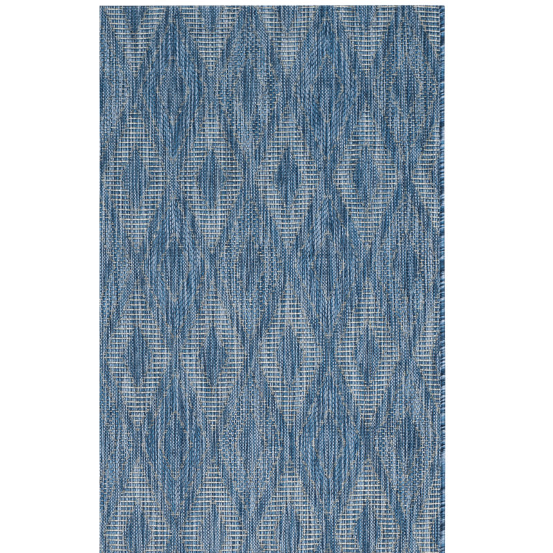 Courtyard Performance Geometric Indoor/Outdoor Area Rug, Rectangle 2'7" x 5'