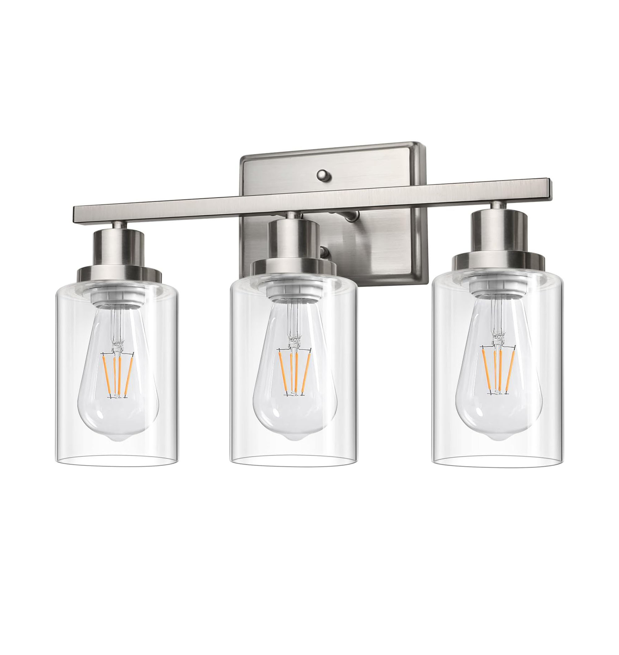 Breakwater Bay Bathroom Vanity Light Fixtures, 3 Light Wall Sconces ...