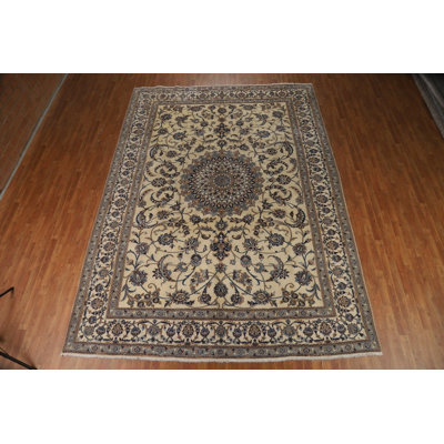 Floral Wool Medallion Traditional Area Rug 10x13