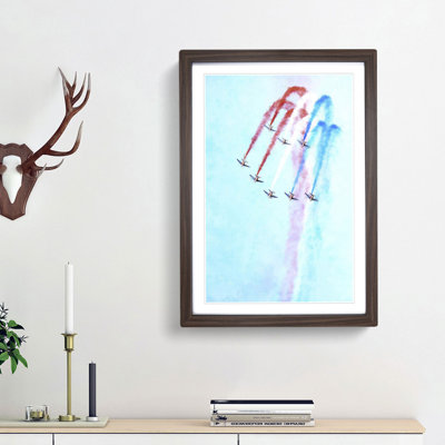 Planes in Formation - Framed Print