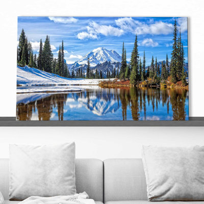 Mont Rainier Vista par - photographie
