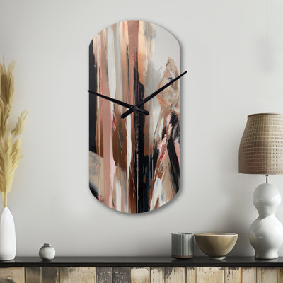 Horloge murale brune Meher