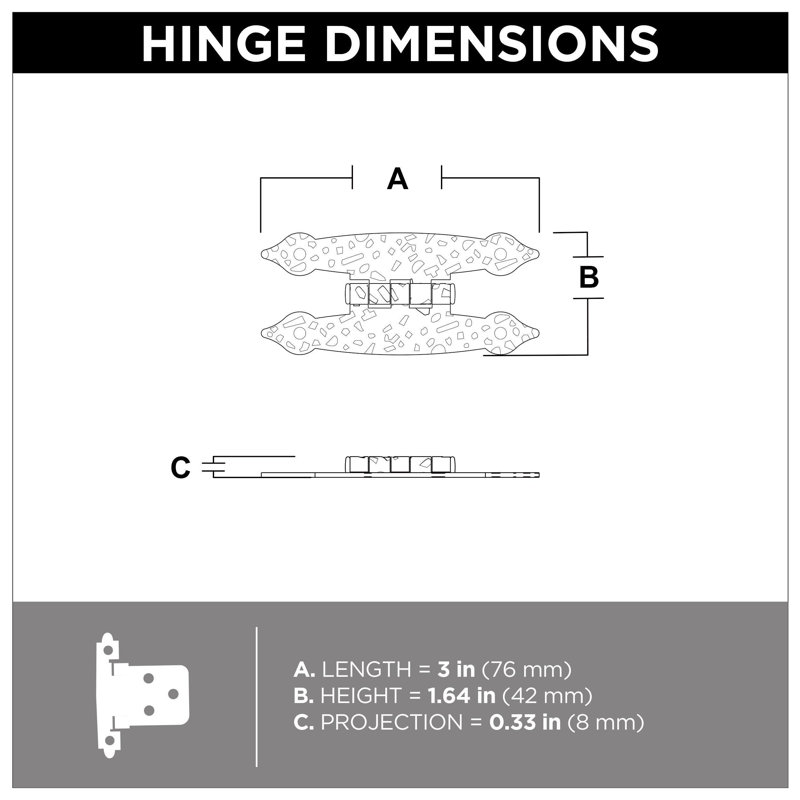 Inset Hinge