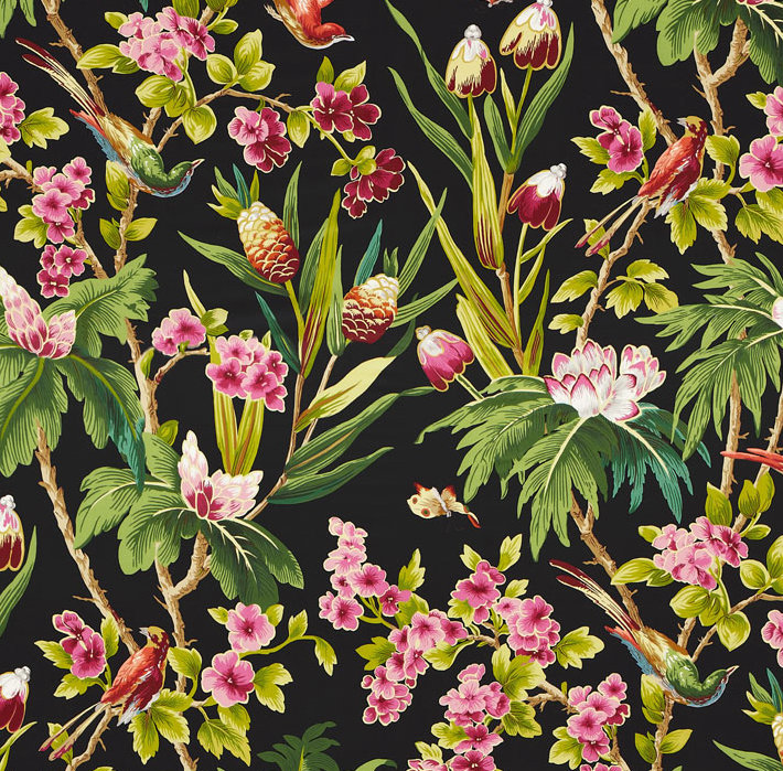 Tissu des Seychelles, Noir