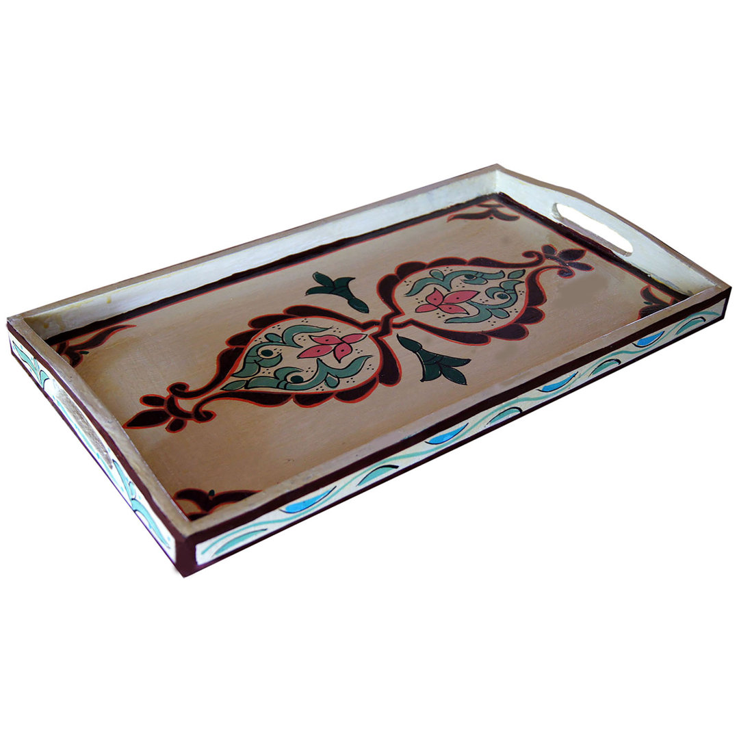 Massena Solid Wood Tray Bungalow Rose