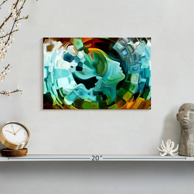 Leisha Creative Mind, 8" H x 12" W