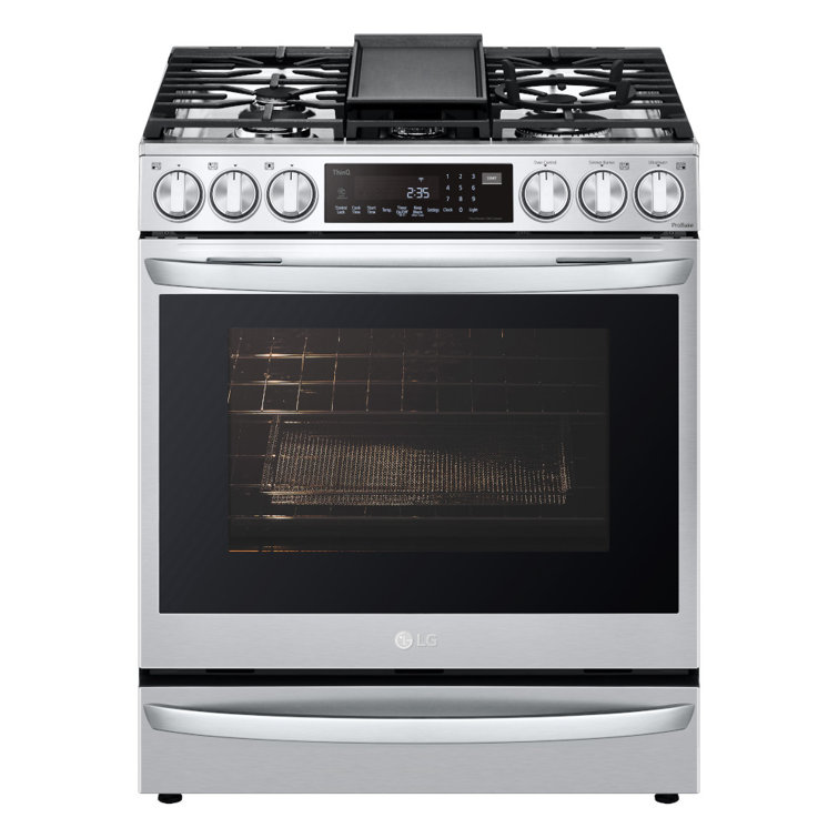 30" 6.3 cu. ft. Slide-in Natural Gas with Air Fry