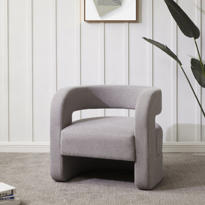 Fauteuil demi-tonneau l 32 "Anissa