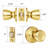 Terrace Passage Hall/Closet Door Knob with Universal 6-Way Latch-14651638