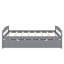 Lit plateforme simple avec lit gigogne sous le lit-1204879646